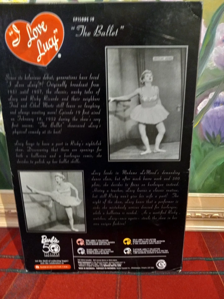 Mattel I Love Lucy Edición 50 Aniversario, The Ballet # N6566 Foto 2 de 3