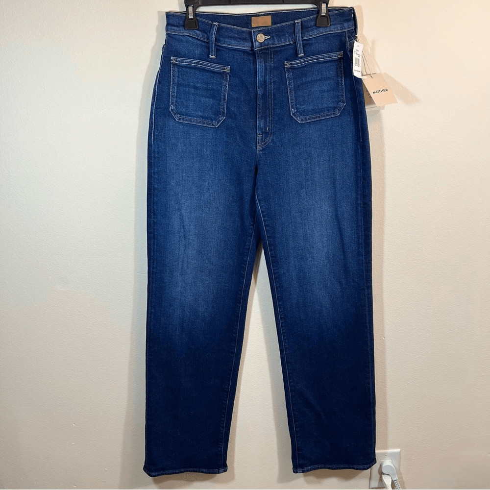 Mother The Patch Pocket Rambler Zip Sneak Jeans These Boots are Made for Walking