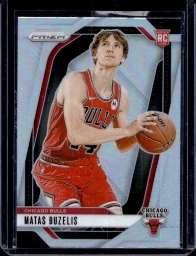 2024-25 Prizm Matas Buzelis RC Silver Rookie #252 Bulls