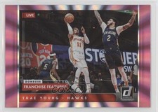 2021-22 Panini Donruss Franchise Features Holo Pink Laser Trae Young #3 0s7j