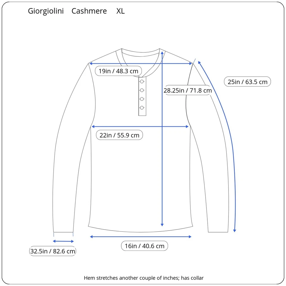 Suéter Giorgiolini Para Hombre XL Cachemira Italia Foto 4 de 4