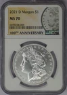 2021-D Morgan Silver Dollar - NGC MS 70