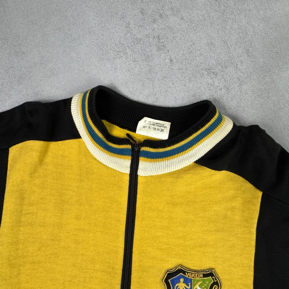 Camiseta deportiva de ciclismo vintage Löffler RV-Telfs 1895 ÖAMTC lana Austria retro talla M Foto 4 de 4