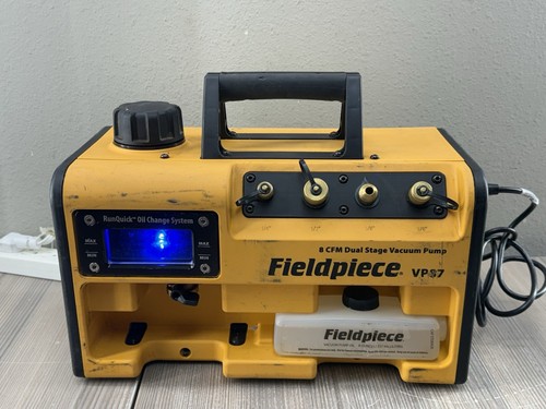 Fieldpiece VP87 - Pompa per vuoto a doppio stadio, 8 CFM + 6 tubi flessibili - Foto 3 di 9