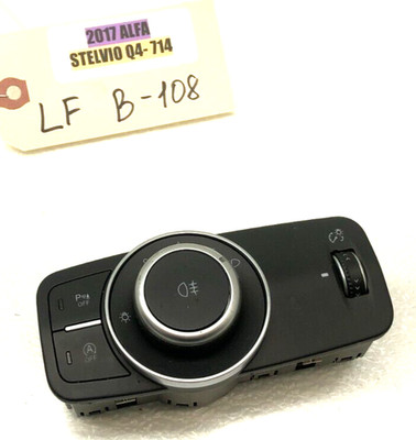 2018-2022 ALFA ROMEO STELVIO HEADLIGHT LIGHT LAMP SWITCH CONTROL PANEL OEM.