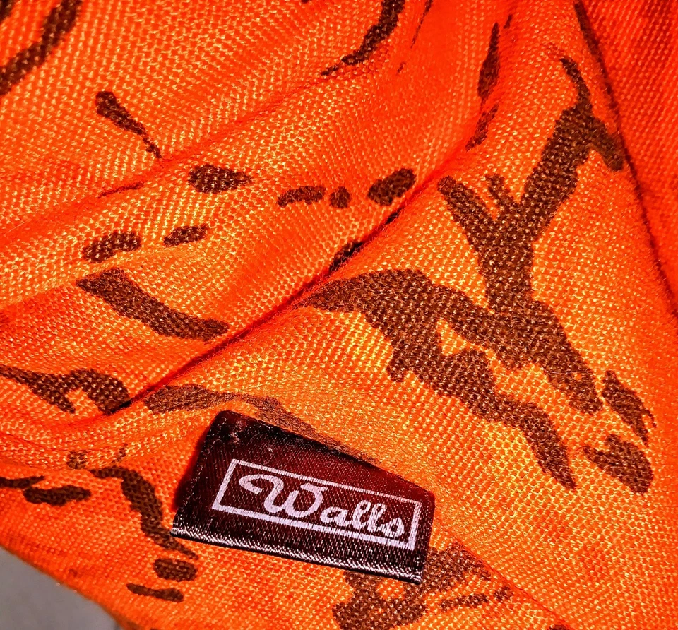 VINTAGE XL WALLS Reversible Orange & Camo Hunting Jacket Coat Realtree Archery - Image 4 of 4