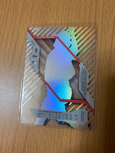 Clayton Kershaw topps orange serial number 12/25 - Picture 2 of 2