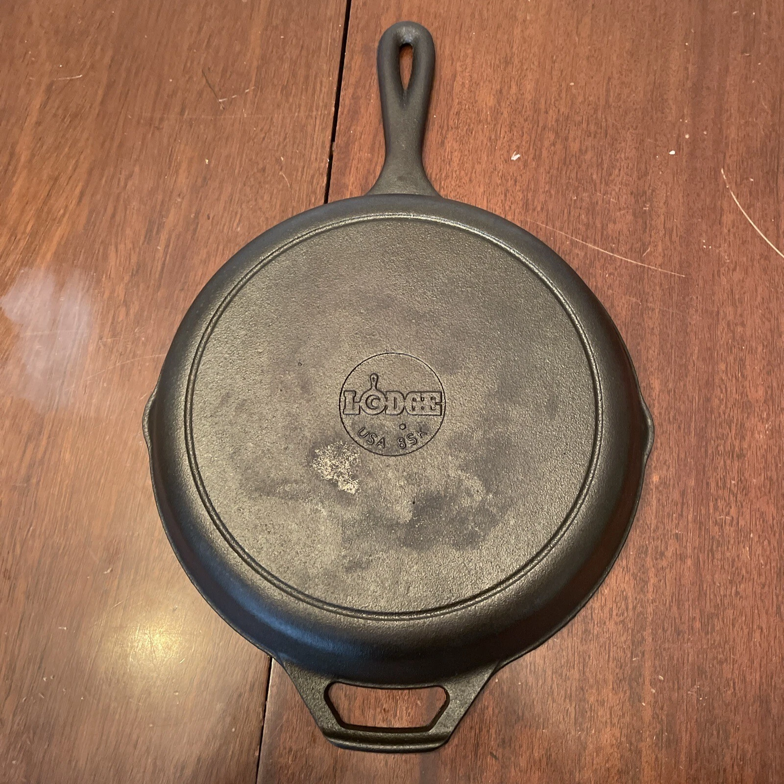 Lodge 8SK 10 inch Cast Iron Skillet - Black
