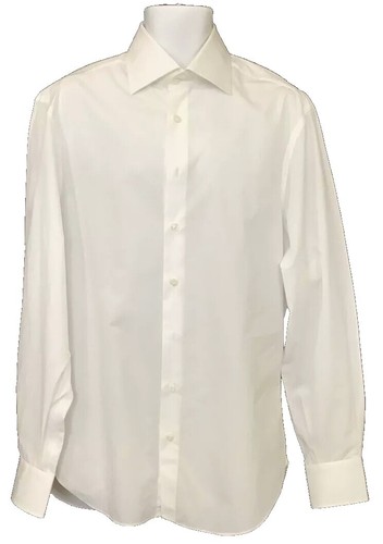 NEW CESARE ATTOLINI MULTICOLOR LINEN SHIRT US 18.5 - EU 46 CA309