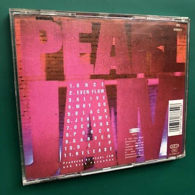 Pearl Jam TEN Grunge Rock CD Alive Even Flow Jeremy Porch Garden