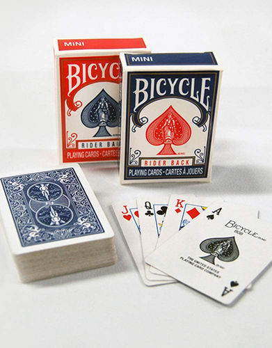Bicycle Mini Decks Playing Cards Red/Blue 2.5" x 1.8" Single Deck Color Varies - Picture 4 of 8