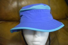 Banana Boat Kids Sun Hat Size 4-6 Nylon Vented Beach Pool Blue Teal