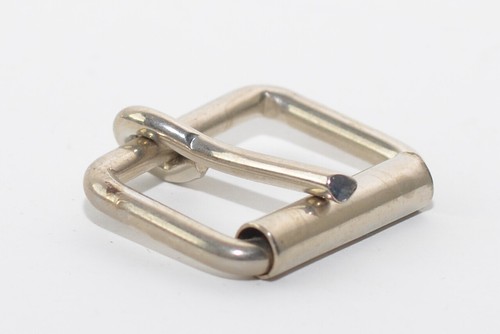 4x Solide Rollschnalle Gürtel-Schnalle für ca. 25 mm Breite, Silber, Buckle,NOS - Picture 5 of 8