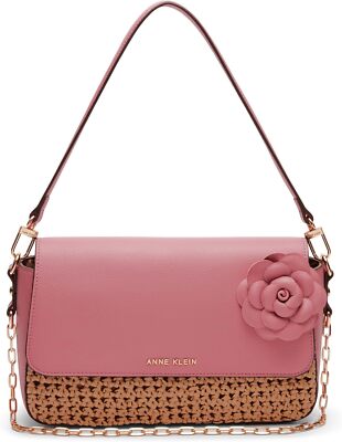Handbag Anne Klein Luggage Pink Anne Klein Vibrant Pink Crossbody