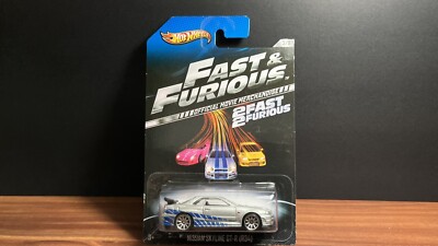 Hot Wheels 2012 Fast & Furious Nissan Skyline GT-R (R34) Rare