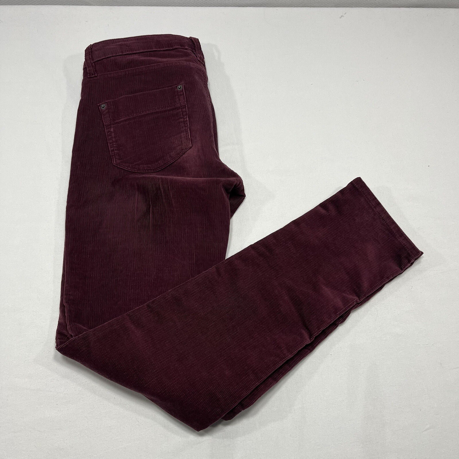 Patagonia Corduroy Pants Womens 30 (33x32) Maroon Burgundy Organic Cotton thumbnail 3