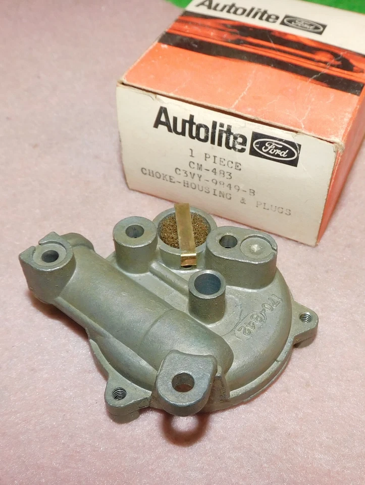 Lincoln Continental 1963 1964 1965 1966 NOS 430 462 4V carcasa obturadora carburador Foto 3 de 4