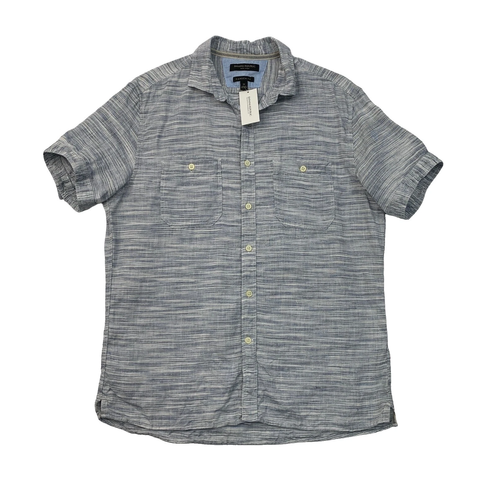 Banana Republic Regular Hawaiian Casual Button-Down Shirts for Men