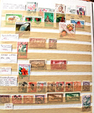 LOT TIMBRES      DIVERS AFRIQUE  GUADELOUPE   GUYANE  INDOCHINE  LIBAN