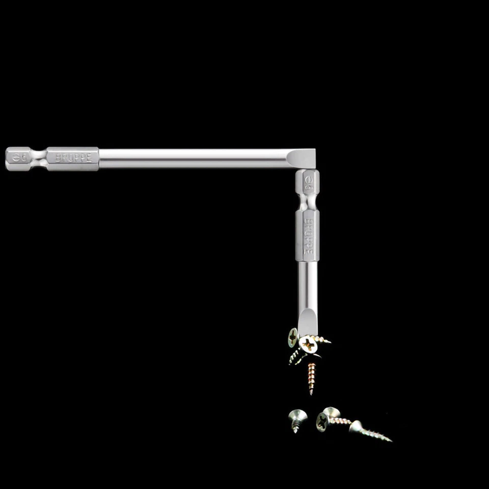 1/4" Shank Flat/Slotted Screwdriver Bits 2 2.5 3 4 5 6 Magnetic Drive Drill Bits - Image 4 of 4