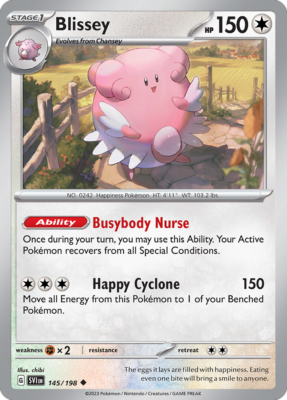 Blissey 145/198 Uncommon | Scarlet & Violet | Pokemon Card | eBay