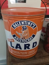 Original Ballentine's Aristocrat Lard Can Greenville SC Nice