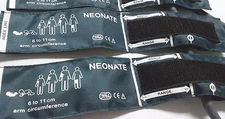 5pcs/Lot Reusable NIBP Neonate cuff 6-11cm Single Tube Compatible