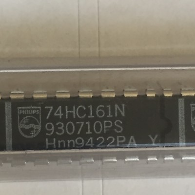  17 x Philips 74HC161N IC, 4BIT BINÄRZÄHLER, SYNC, DIP-16