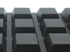 3/4" Square Pyramid Peel  Stick Silicone Rubber Bumpers for Panels 32 Pack 