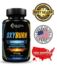 OXY BURN 472MG | Weight Loss & Fat Burner, Natural Appetite Suppressant & Energy