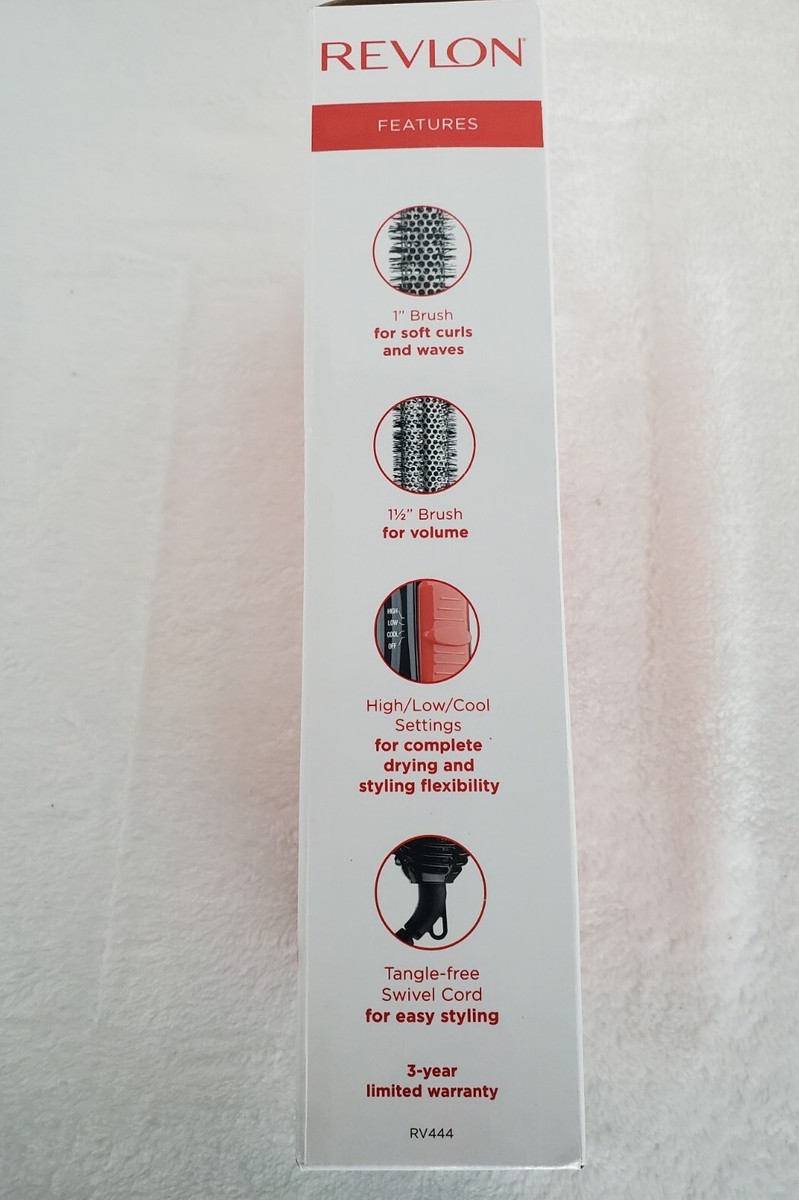 Revlon Curl And Volumize Brushes All In One Style Kit Adjustable Settings