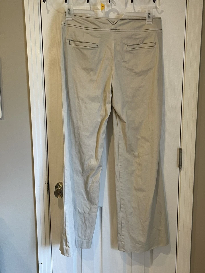 Pantalones retro tostados New Directions para mujer pierna ancha talla 8 Foto 4 de 4