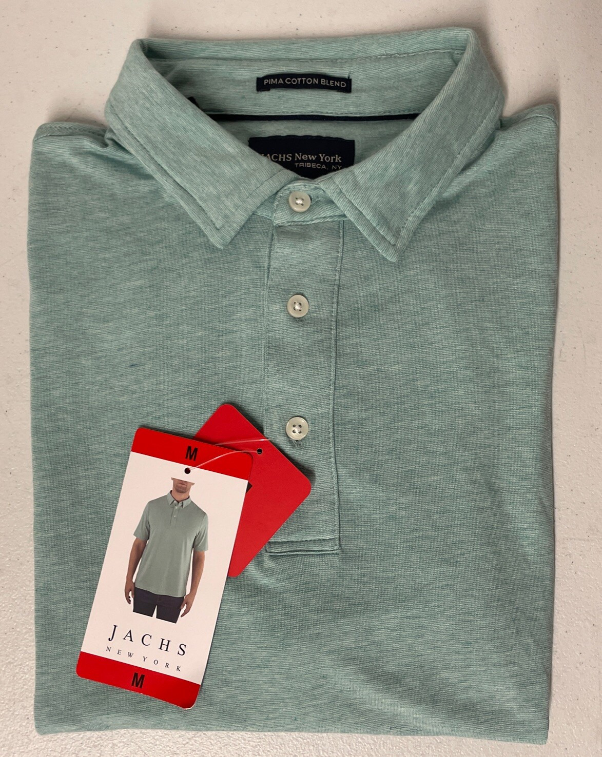 Мужская рубашка поло Jachs NEW YORK из ультрамягкой хлопчатобумажной смеси Pima