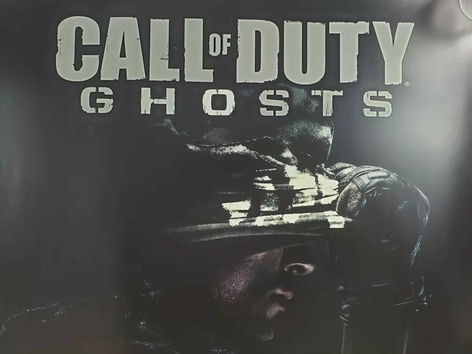 4' x 3' CALL OF DUTY GHOSTS Video Game Store Vinyl Poster PS4 PS3 XBOX ONE 360 - Image 2 of 4