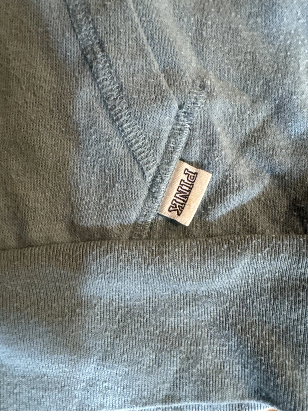 UNDERCOVER Giacca donna rosa Victoria's Secret con cappuccio zip intera manica lunga turchese M