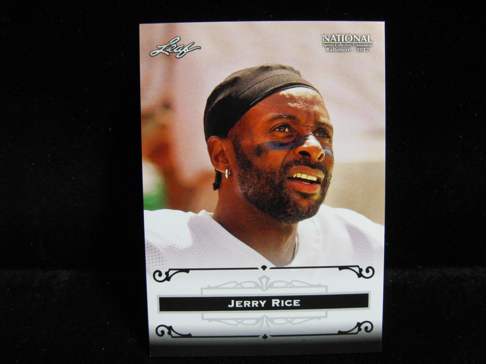  2012 Jerry Rice 49ers PROMO National Sports Collectors Convention Leaf  #JR1  