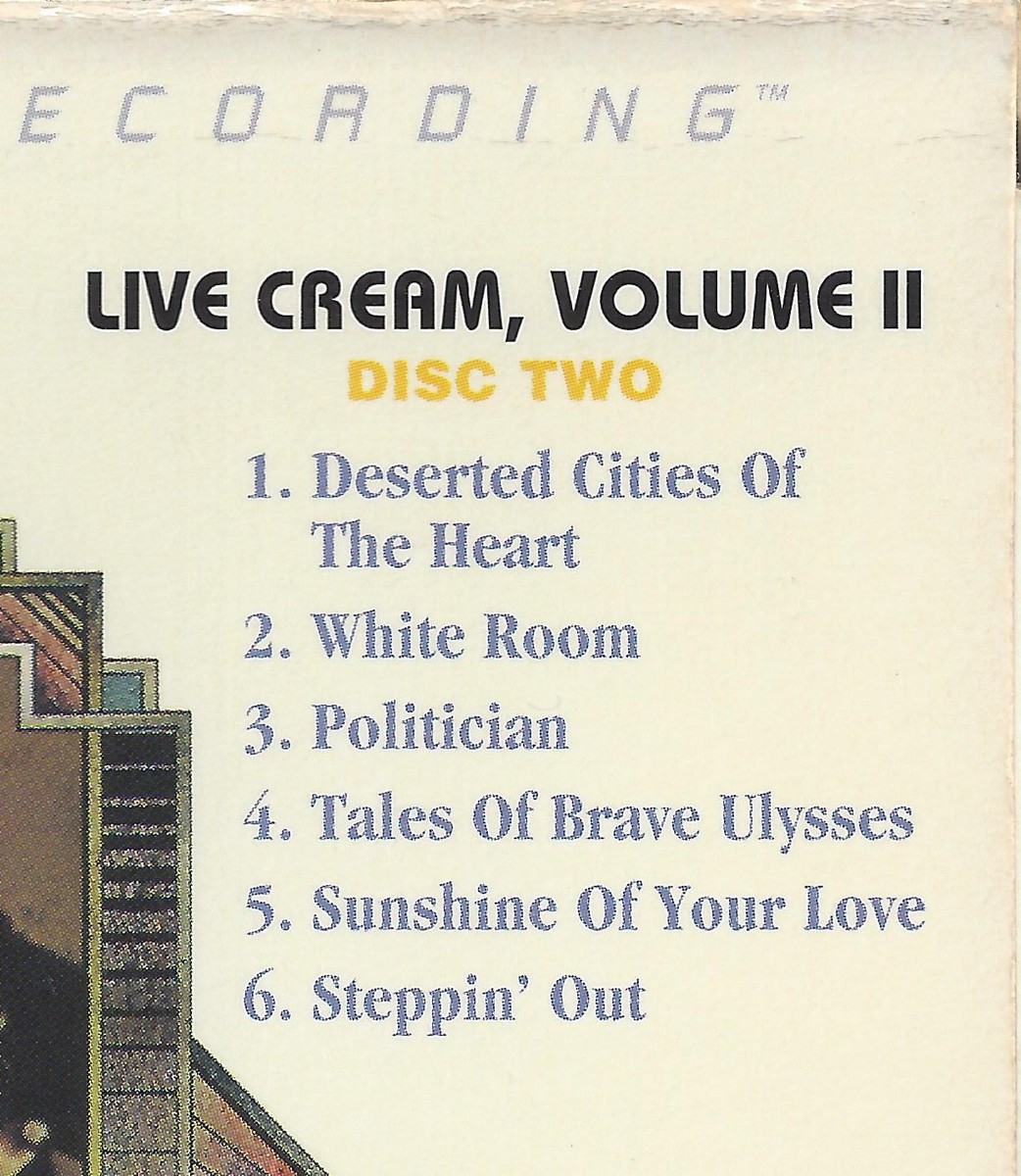 ☆CREAM /LIVE CREAM & Ⅱ☆クリーム◇MFSL◇GOLD CD 【公式通販】