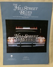 HILL STREET BLUES THEME Sheet Music 1980 Piano/Guitar Mike Post MTM Music