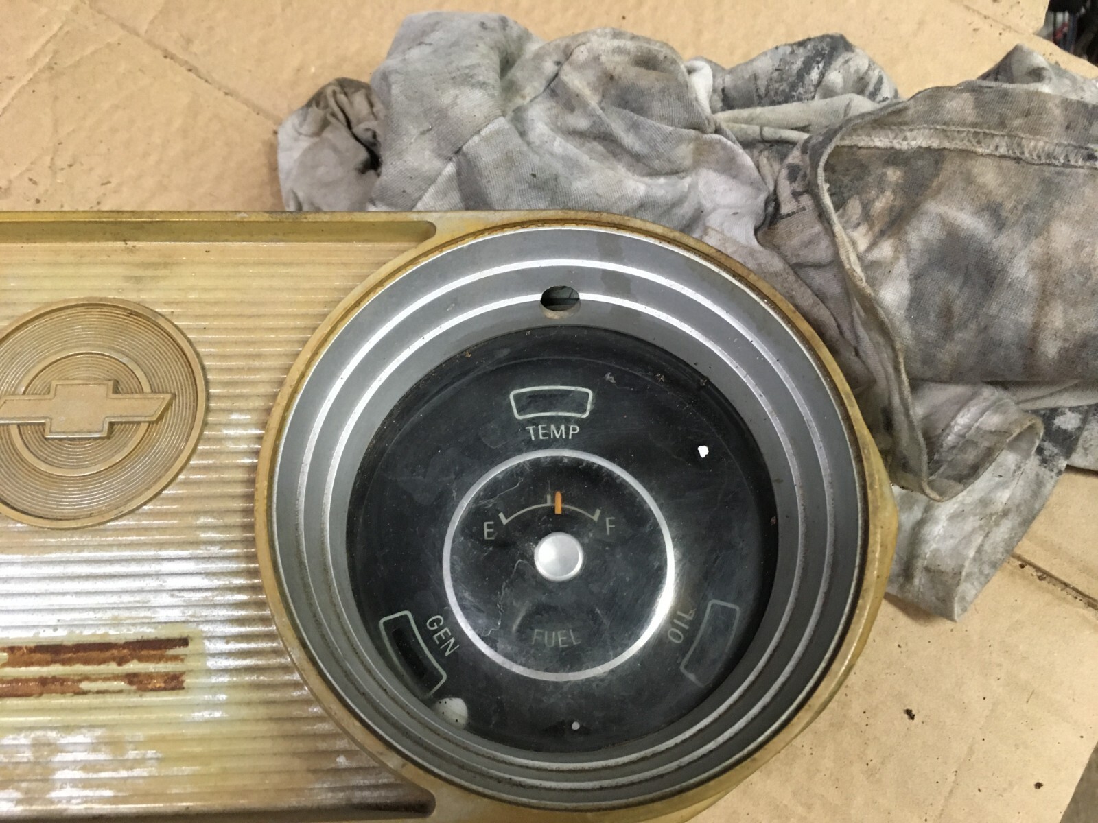 1962 Chevy II Nova dash instrument cluster, speedometer gauges eBay