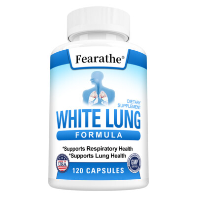 Lung Support Capsules - Free Breathing,Clear Airways,Lung Detox 30 To 120 Caps