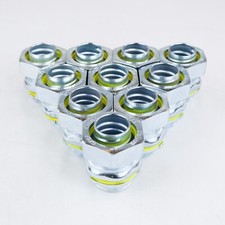  LOT OF 10  HUBBELL - 1" Liquid-Tight Straight Connector not insulated MALE