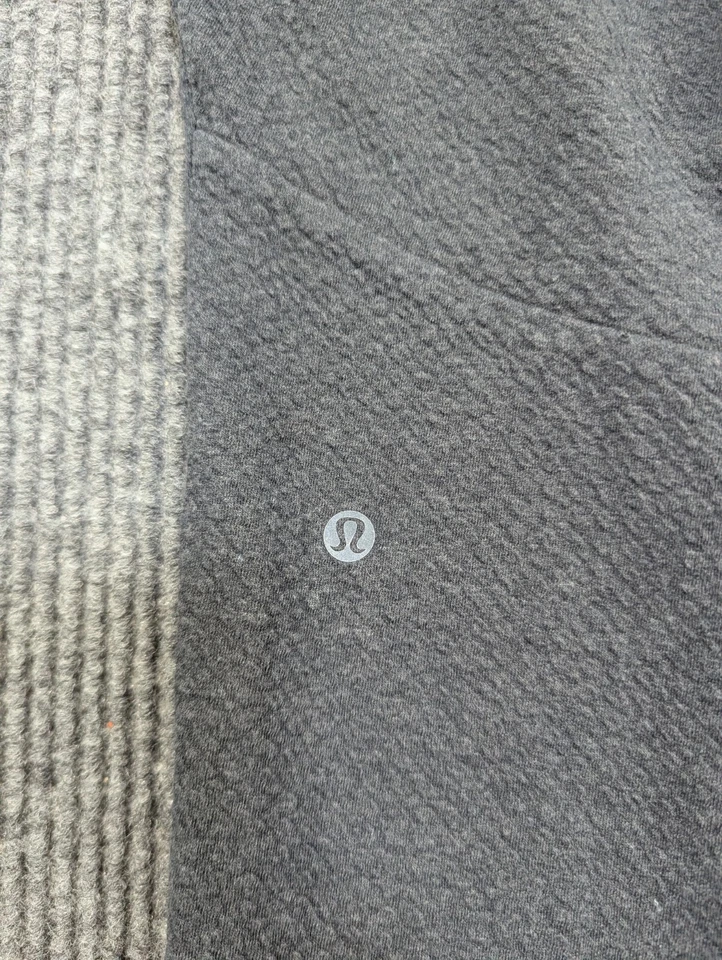 Pantalones Lululemon Para Hombre Pequeños Gris A Facilidad Texturizados Doble Tejido Algodón Jogger LEER Foto 4 de 4