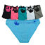 thumbnail 44  - Lot 2 5 10 pcs Womens Cotton Underwear Sexy Briefs Girls Cute Bow Solid Panties
