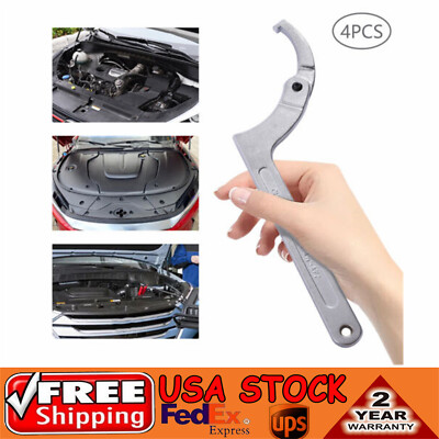 #ad 4pcs Adjustable Hook amp; C Pin Spanner Wrench Set Tighten Removing Nut Wrench New $42.97