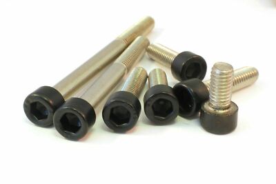 Zylinderkopfschrauben M4 M5 M6 M8 M10 | schwarz matt | Edelstahl V2A | DIN912