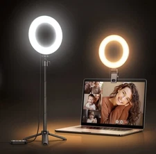 Desk Ring light - small desk ring light for video conference