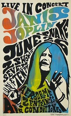 ポスター vintage 60's poster Vintage CONCERT 60s 70s A3 A4 POSTERS Psychedelic ROCK N