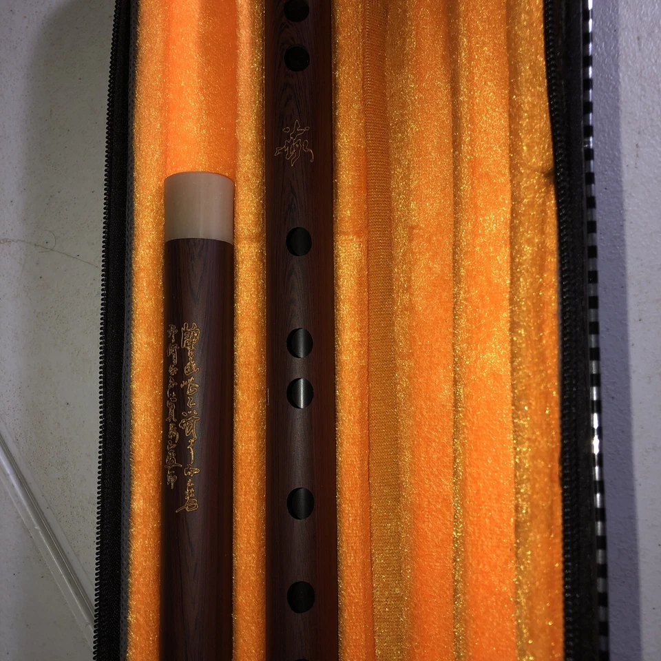 Flauta tradicional china con estuche Foto 4 de 4