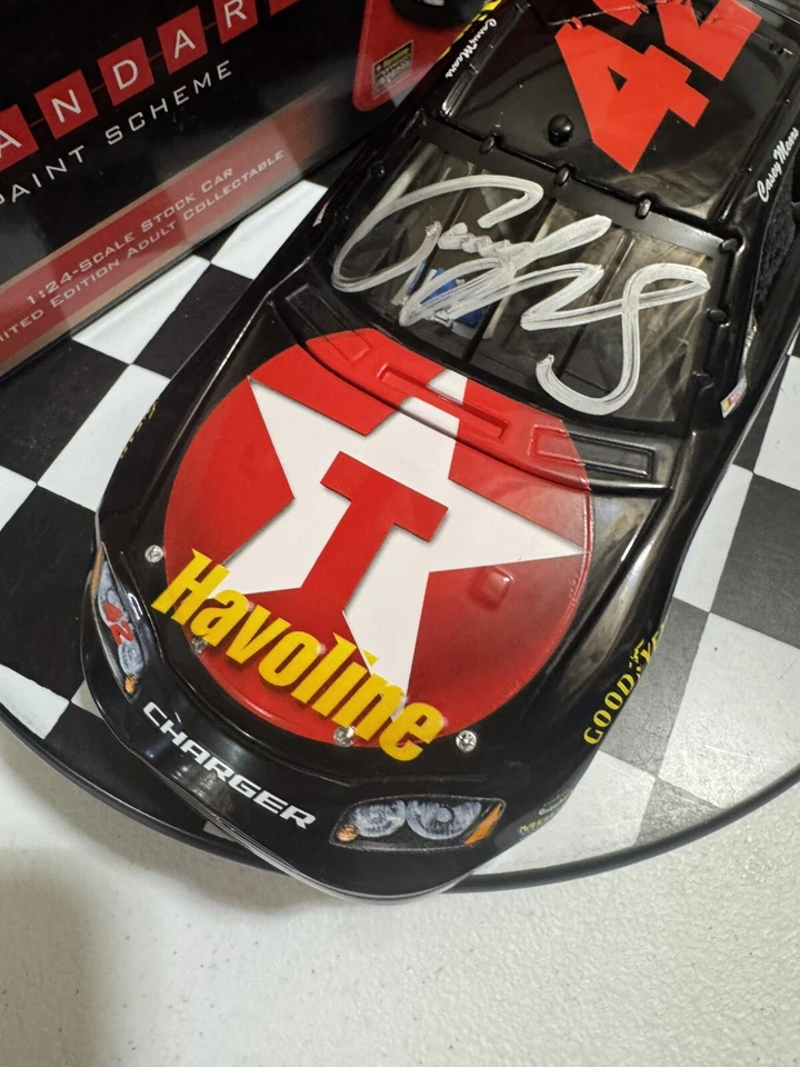 RARO* Autografiado Casey Mears #42 Havoline 2006 1/24 NASCAR Diecast Foto 2 de 4