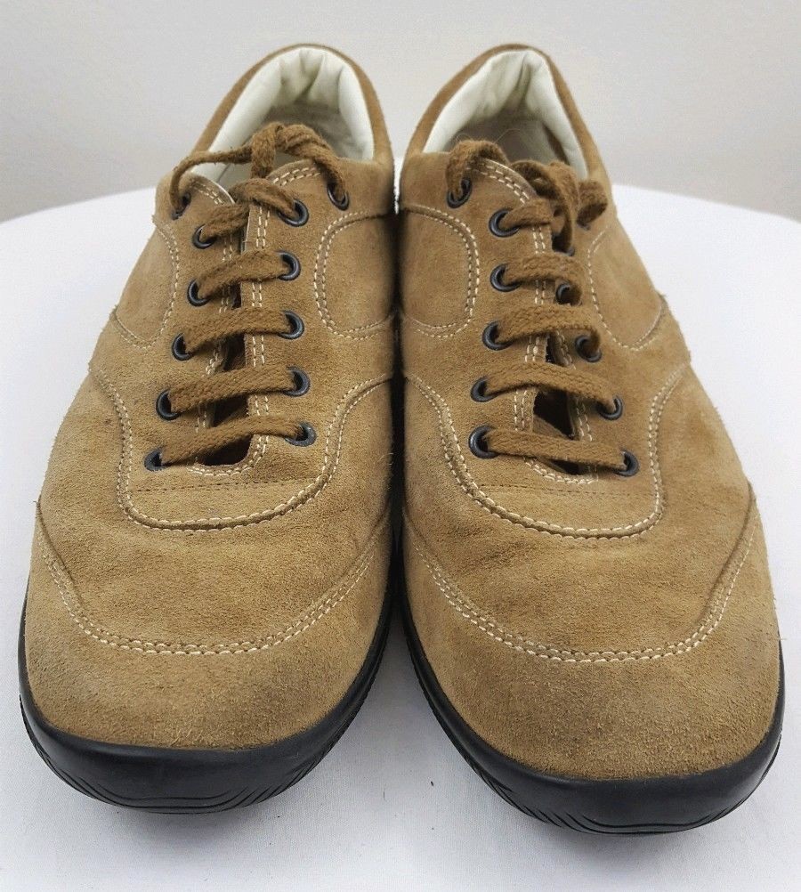 Hogan Traditional Beige Suede Lace-Up Shoes Size 7.5 Hogan Traditional lace-ups - Beige - Women|HXW2580R490CR0M024 main image 3